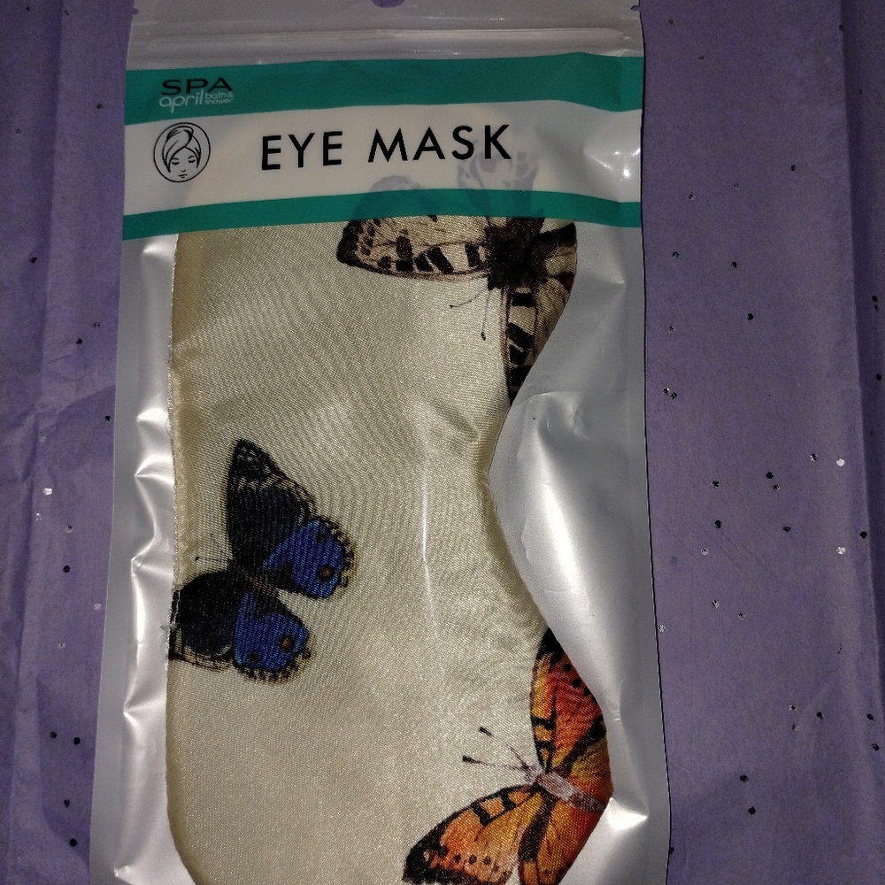 Butterfly Print Eye Mask